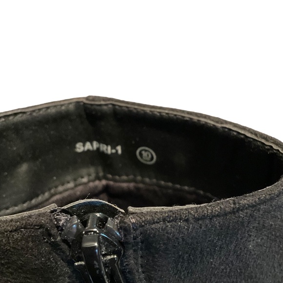 Too Moda Women’s chunky heeled ankle bootie/boot with side zipper. Size 10 - Picture 5 of 9